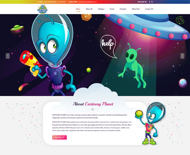 Cartoony Planet